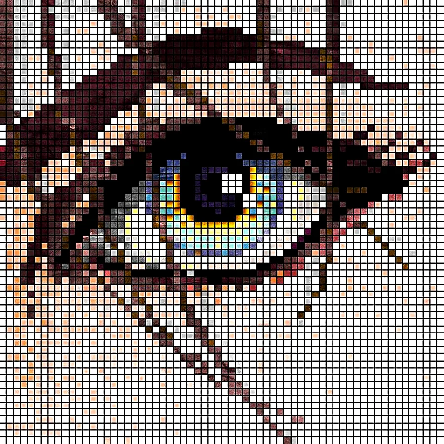 Pixel-art eye